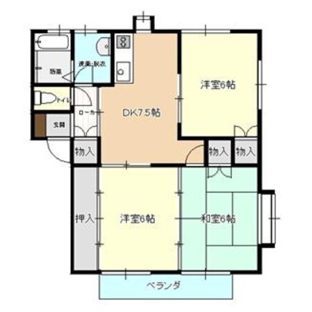 メゾン・フォレストの物件間取画像